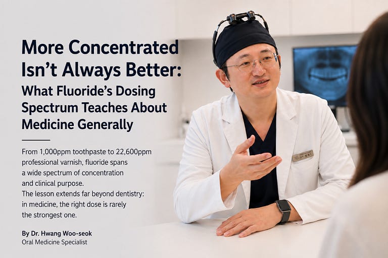 More Concentrated Isn’t Always Better: What Fluoride’s Dosing Spectrum Teaches About Medicine…