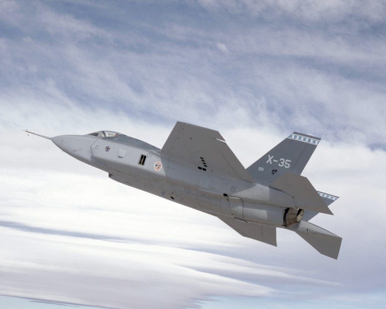 Lockheed Martin’s X-35 jet.