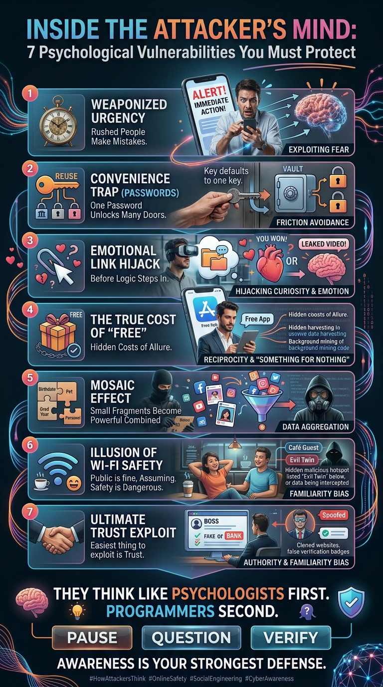 How Attackers Think: Why Modern Cybercrime Is More Psychology Than Programming