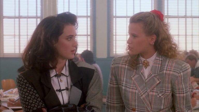 Veronica Sawyer & Heather Chandler from Heathers (1988)