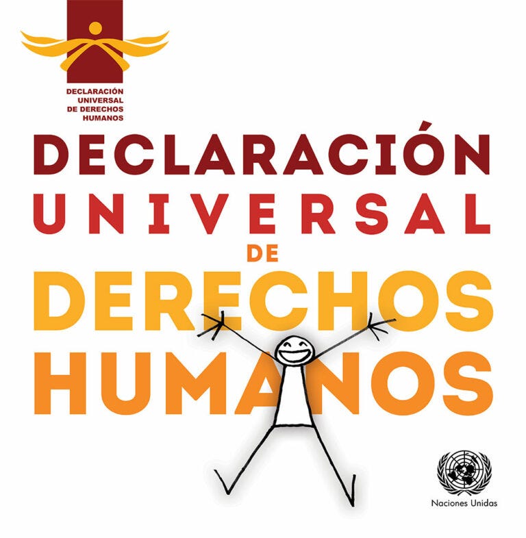 UDHR Cover Spanish Version | Phrase