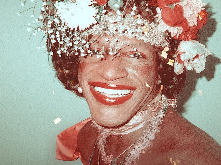 Marsha P. Johnson was an iconic trans rights activist.