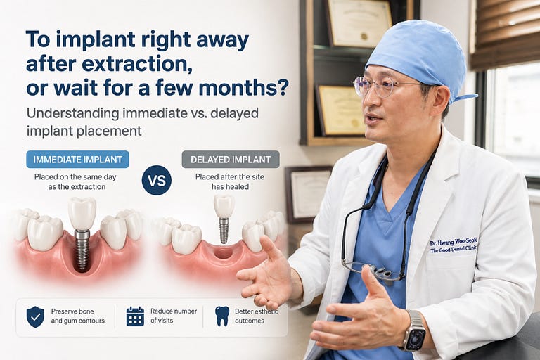 Just Had a Tooth Pulled – Should the Implant Go in Now or Later?