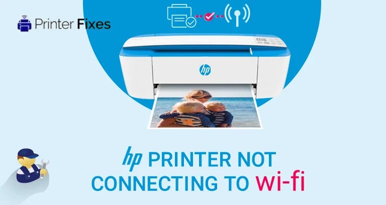 HP printer not connecting to wifi