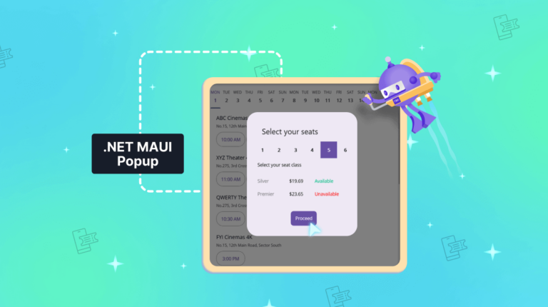 Easily Create a Movie Ticket Booking App Using .NET MAUI Popup Control