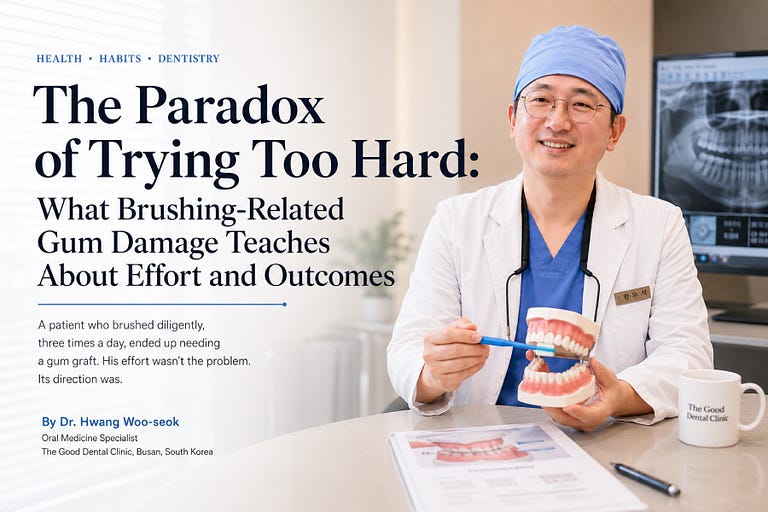 The Paradox of Trying Too Hard: What Brushing-Related Gum Damage Teaches About Effort and Outcomes