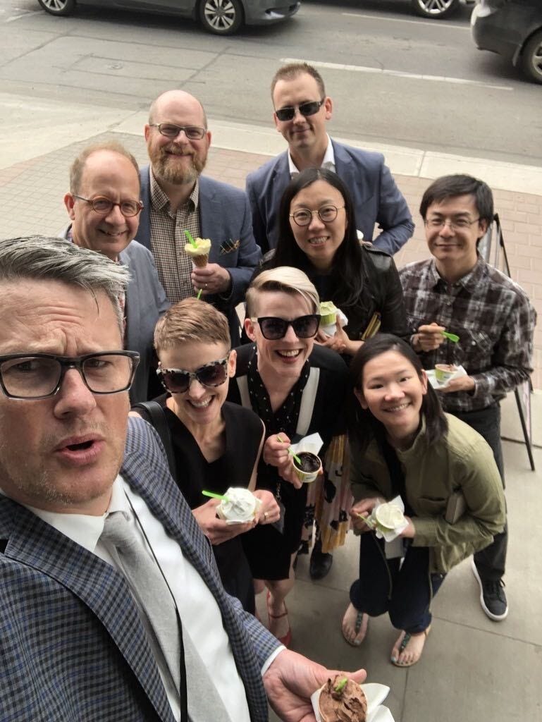 The Alberta Digital Innovation Office team poses outside in May 2019