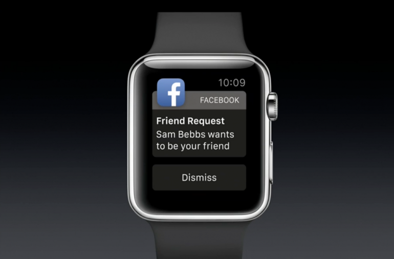 Facebook App for Apple Watch