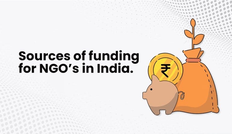 ources of funding for NGO’s in India