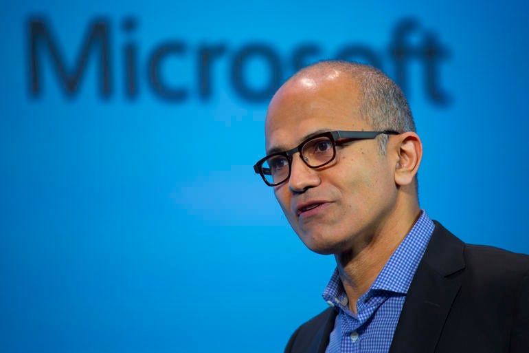 Satya Nadella, the CEO of Microsoft,