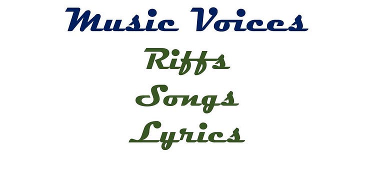 Riffs, Songs & Lyrics