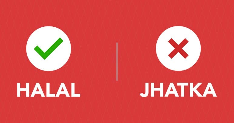 Muslims are allowed only Halal