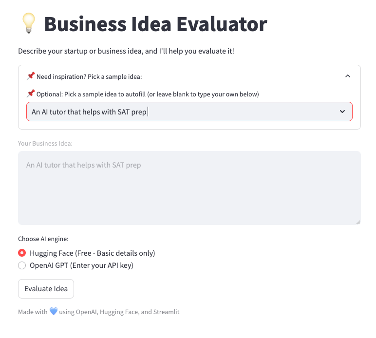 I Built an AI Tool to Judge Business Ideas. It Taught Me Something I Didn’t Expect.