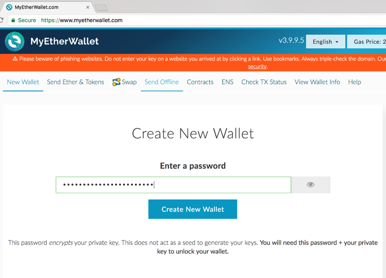 How to create a wallet for your tokens