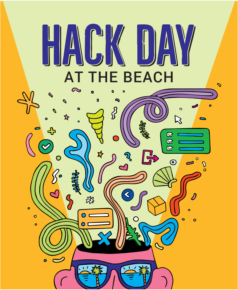 Hack Day work event poster for SwipedOn