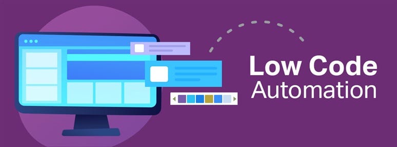 what is low code automation