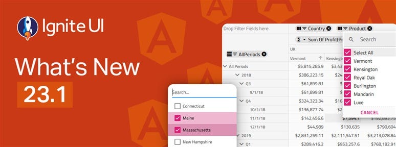 Ignite UI for Angular 23.1 Release