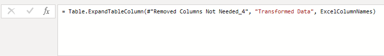 Expanded column with dynamic list of column names