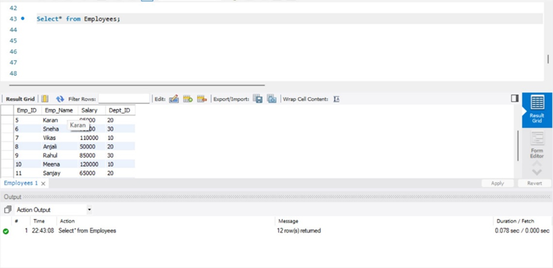 Retrieving Data with SELECT | The Data Analytics Notes