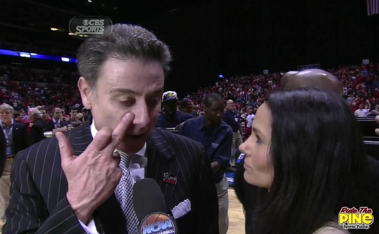 Rick Pitino Middle Finger