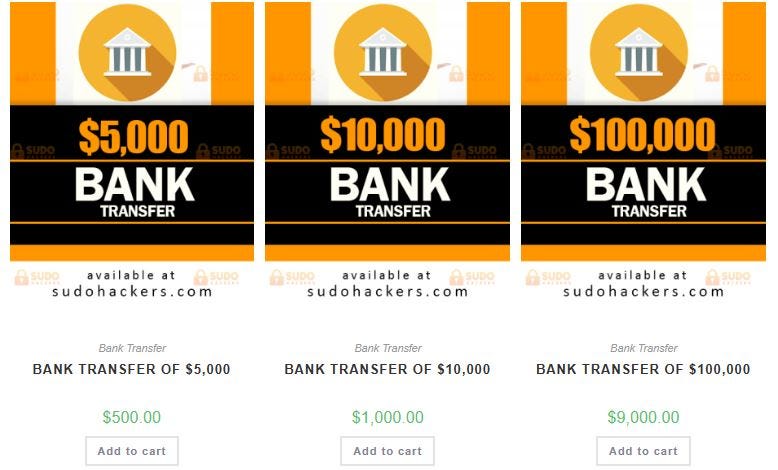 bank-to-bank transfers