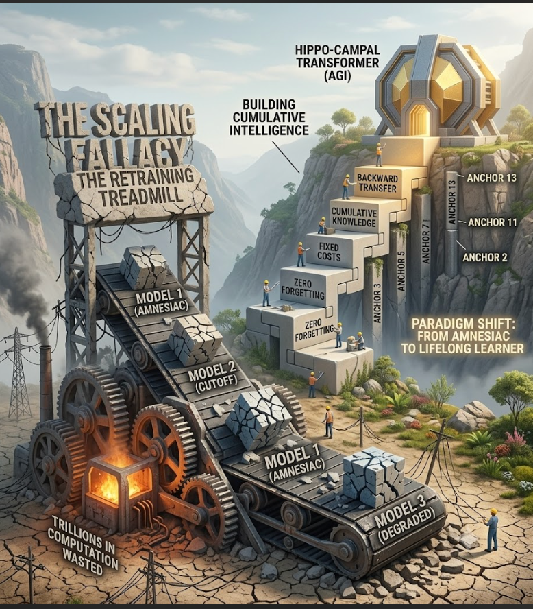 The End of the Scaling Fallacy: Building Cumulative Intelligence