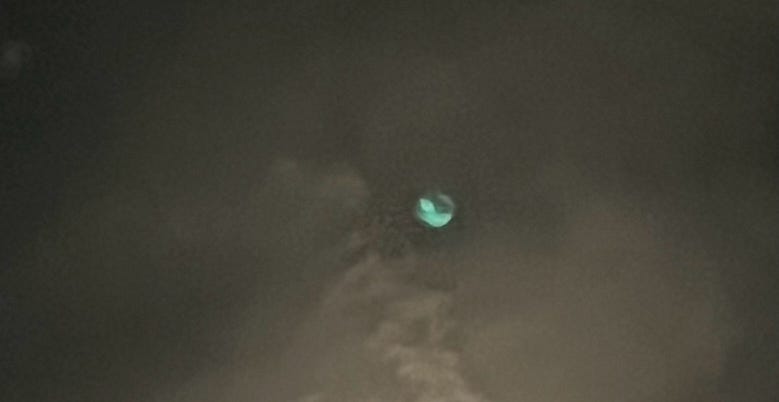 Not To Be Dramatic But Check Out This Weird Orb I Saw In The Night Sky