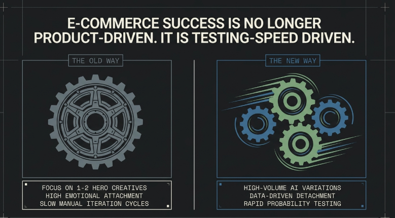 Why Ecommerce Success Today is More About Ad Testing Speed Than Products