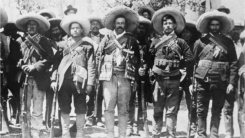 Pancho Villa and his crew