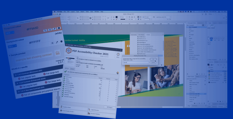 InDesign and PDF Accessibility Tools.
