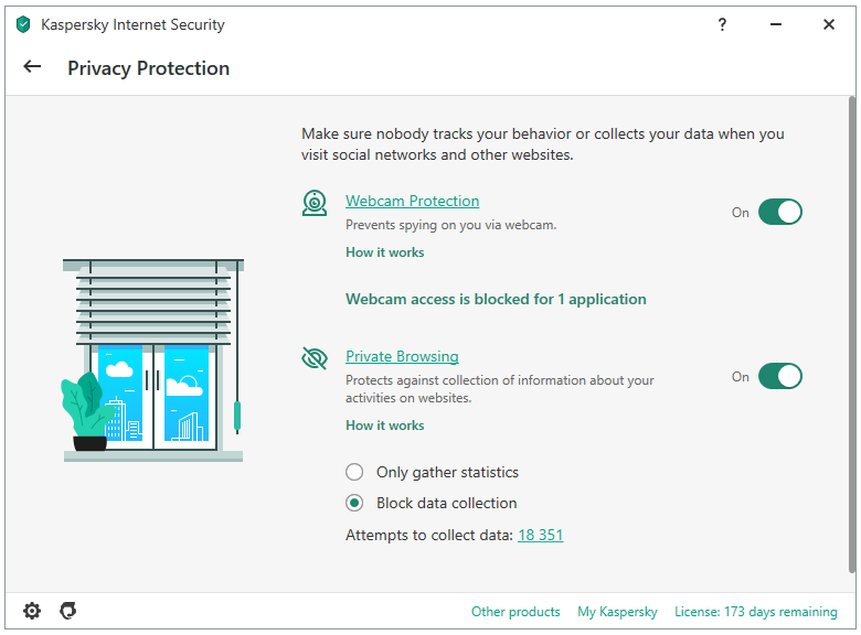 Kaspersky Privacy Protection Features