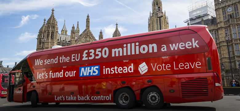 The 350 million red Brexit bus