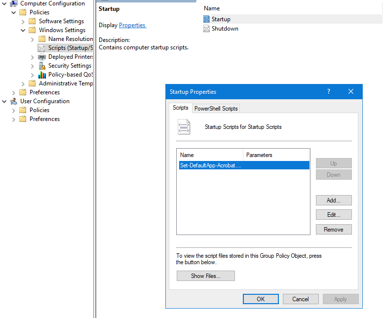 Startup scripts, pwershell, wmi filter, wmi, management