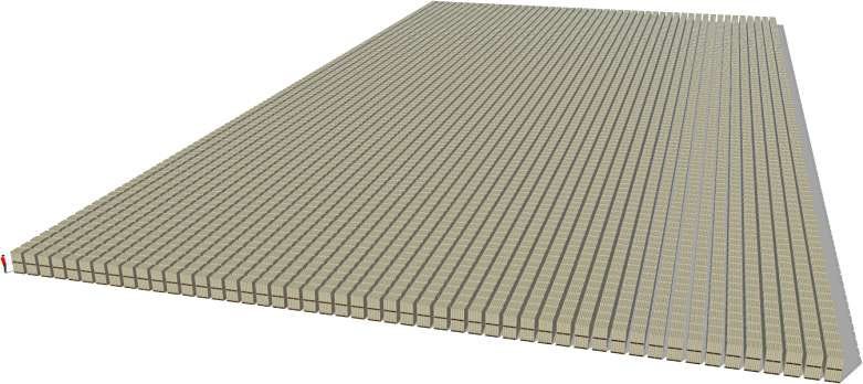 1 Trillion dollars in stacks of 100 dollar bills