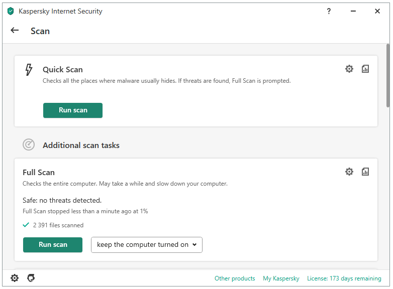 Kaspersky Scan