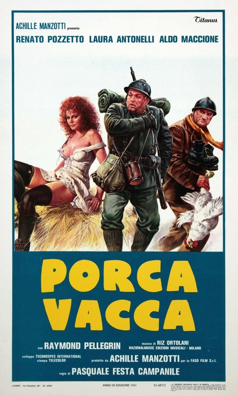 Porca vacca (1982) | Poster