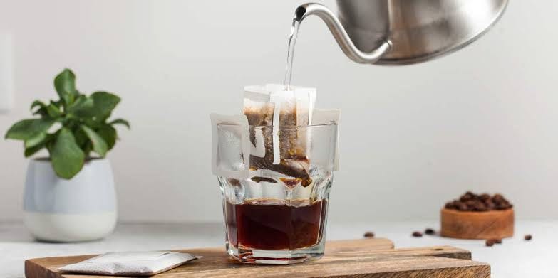 Drip Bag Coffee Brewing, source : Carousell