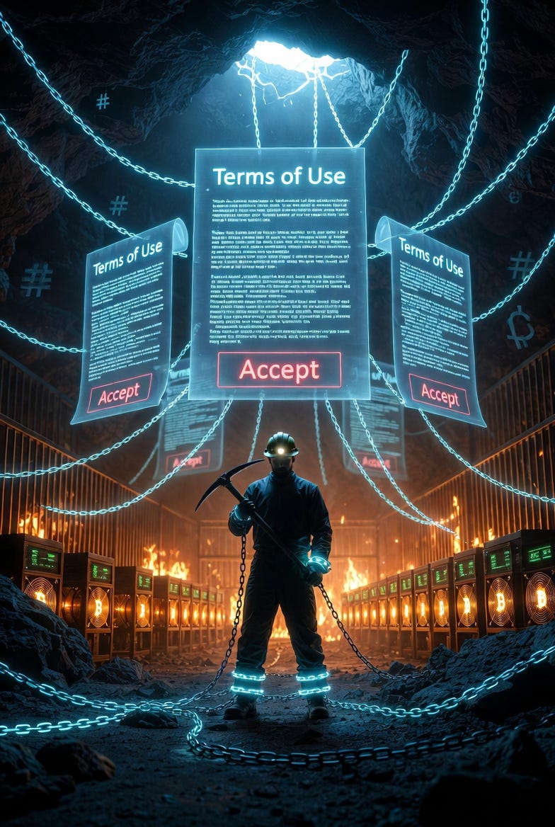 Why network wide “ Terms of Use” Are Fundamentally Bad for Miners