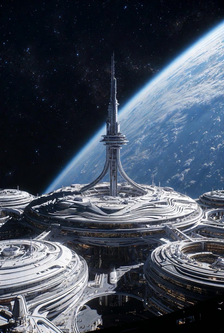 Building in Space to Save Life on Earth