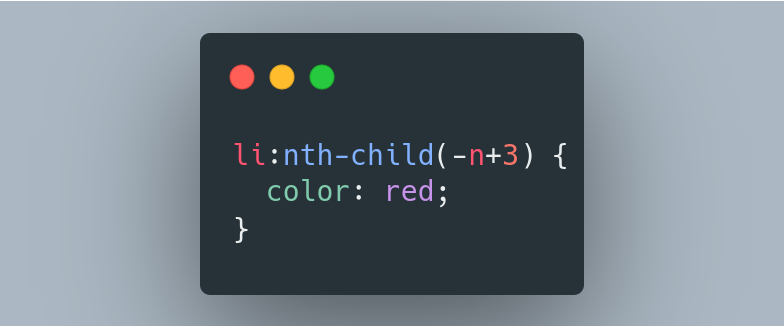 How to use :nth-child in CSS