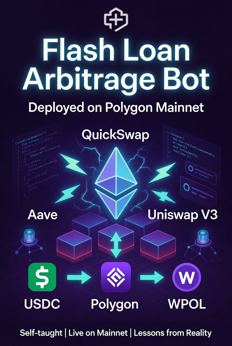 I Deployed a Flash Loan Arbitrage Bot on Polygon Mainnet — Here’s Everything I Learned