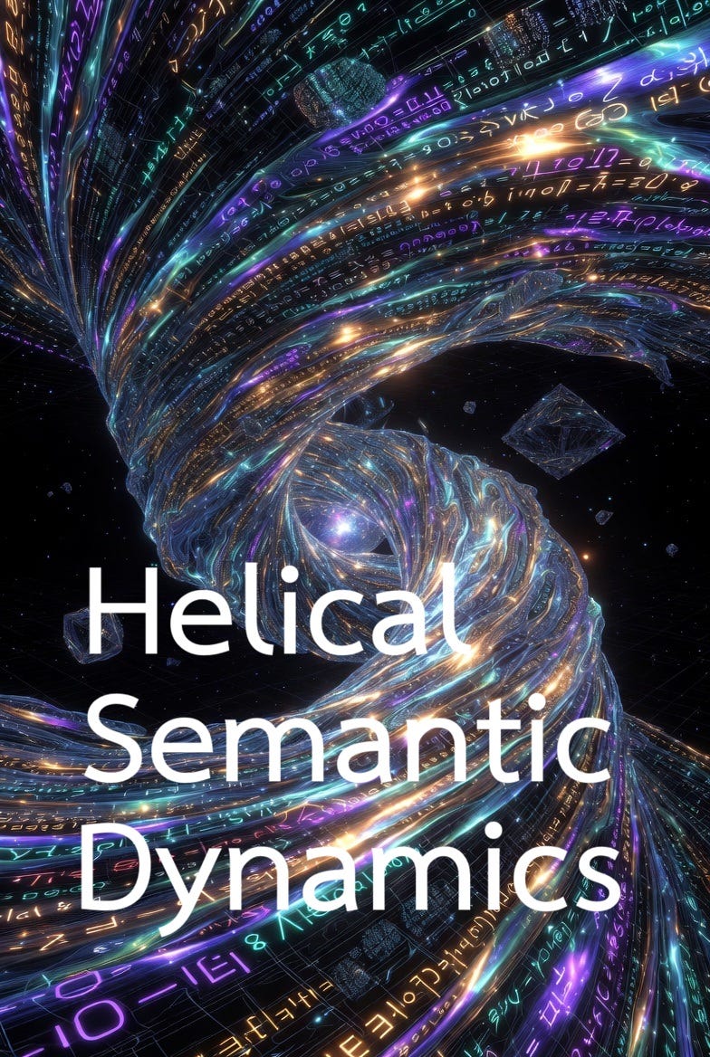 Non-Orientable Helical Semantic Dynamics: Beyond Euclidean Constraints in High-Dimensional Latent…