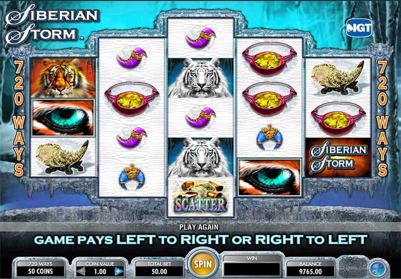 Siberian storm slot machine free play