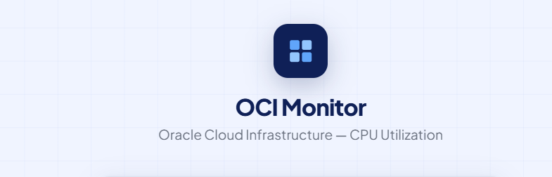 Building an OCI CPU Monitor with Flask — What I Learned the Hard Way