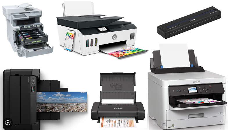 picture of different printer brands