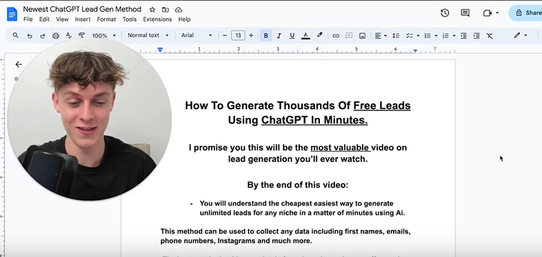 How To Get Free Unlimited Leads Using ChatGPT (New Strategy)