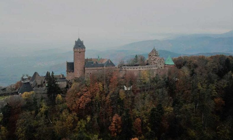 Koenigsbourg from above