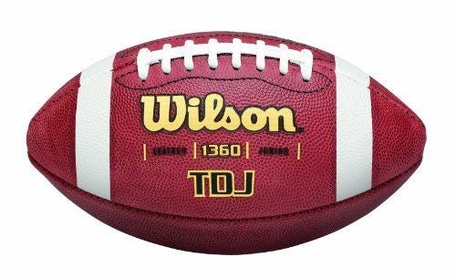 Wilson TDJ Junior Leather Game Football