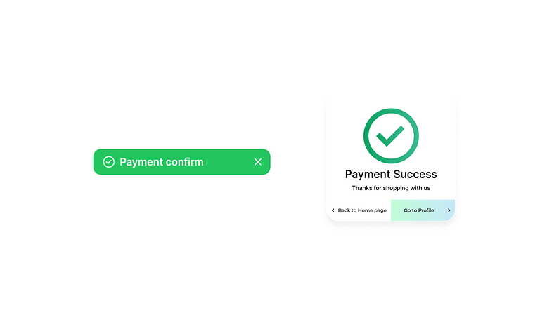 A picture describes that “Payment pop up confirmation was not clear”.