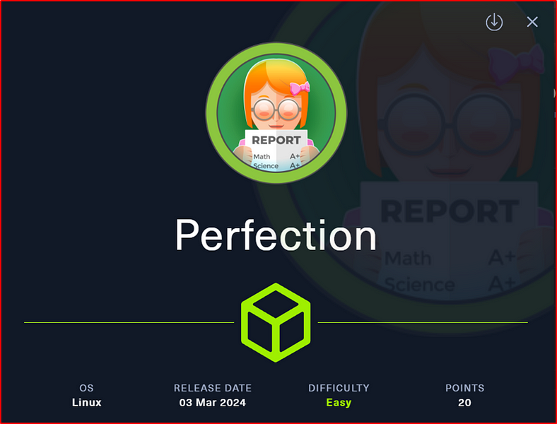 HackTheBox Writeup- Perfection